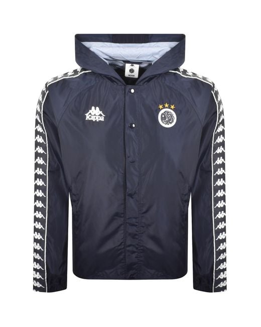 Pretty Green Blue X Kappa Hooded Jacket for men
