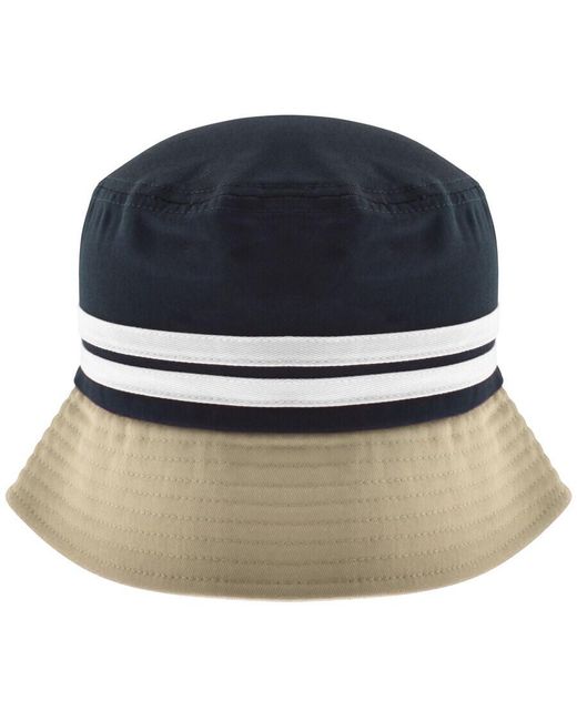 Sergio Tacchini Blue Logo Bucket Hat for men