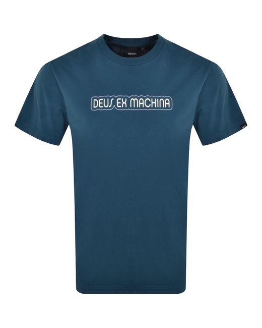 Deus Ex Machina Blue Pots T Shirt for men