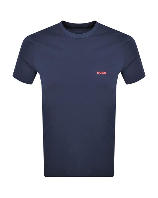 HUGO Blue 3 Pack Crew Neck T Shirt for men