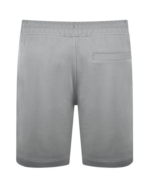Boss Gray Boss Sewalk Sweat Shorts Open for men