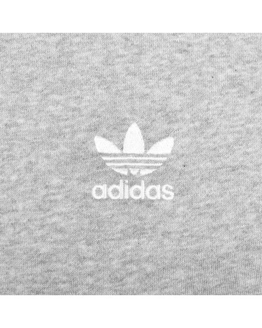 Adidas Originals Gray Essential Hoodie for men