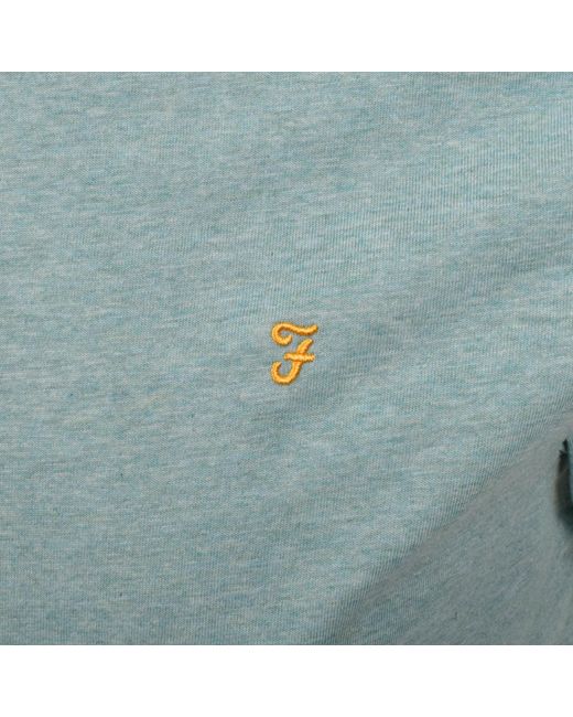 Farah Blue Farah Blanes Polo T Shirt for men