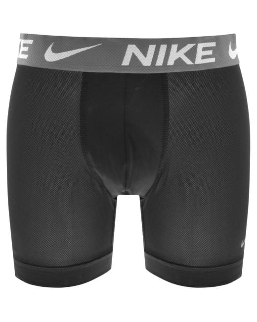 Nike Black Logo 3 Pack Boxer Briefs for men