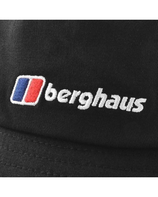 Berghaus Black Recognition Bucket Hat for men