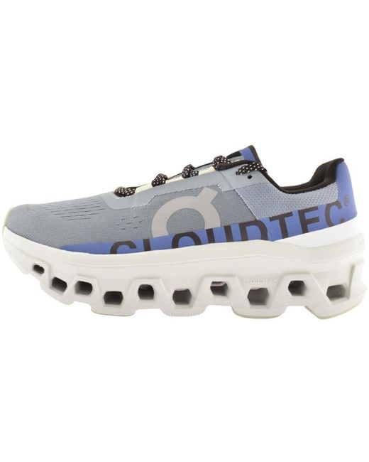 On Shoes Blue Cloudmonster Trainers for men
