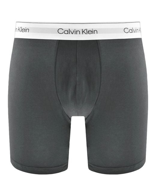 Calvin Klein Blue Underwear 3 Pack Icon Boxer Briefs for men