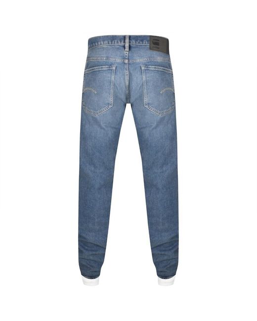 G-Star RAW Raw Mosa Straight Fit Jeans in Blue for Men | Lyst