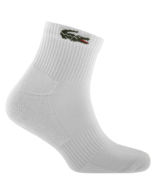 Lacoste Black 6 Pack Ankle Socks for men