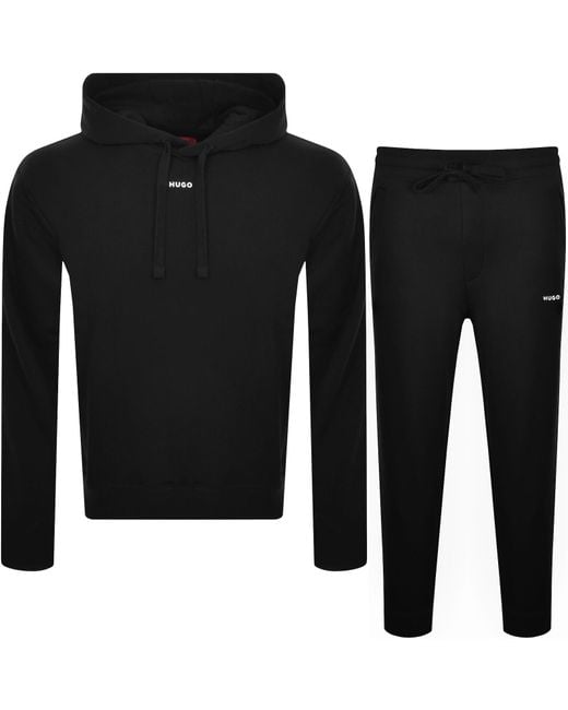 HUGO Black Logo Dapodayote Tracksuit for men