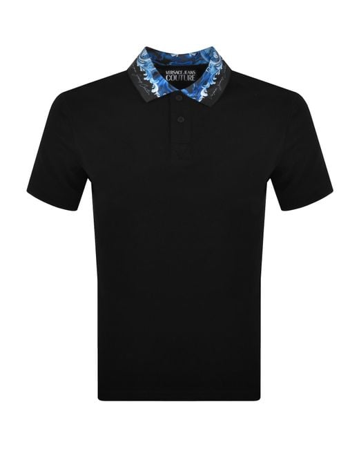 Versace Jeans Black Couture Abyss Polo T Shirt for men