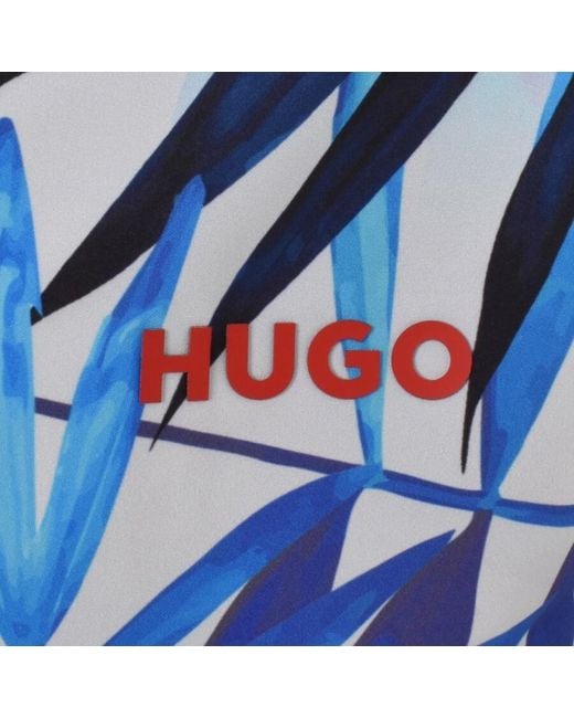 HUGO Blue Beachwear Shirt for men