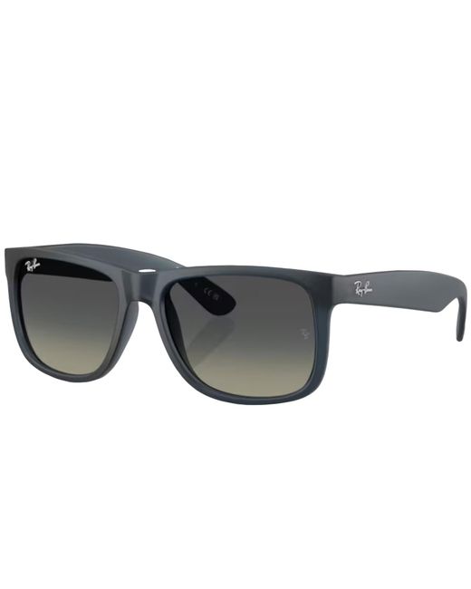 Ray-Ban Gray Ray Ban 4165 Justin Wayfarer Sunglasses for men