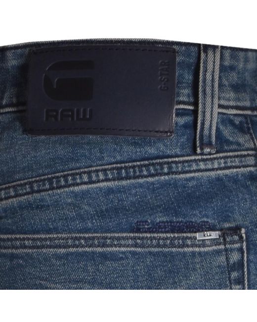 G-Star RAW Denim Raw 3301 Straight Cut Jeans in Blue for Men - Lyst