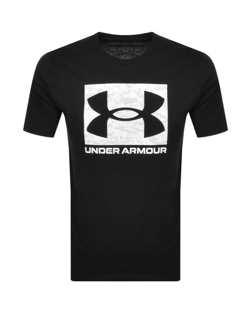 Under Armour Cotton Abc Camouflage Logo T Shirt in Black for Men | Lyst