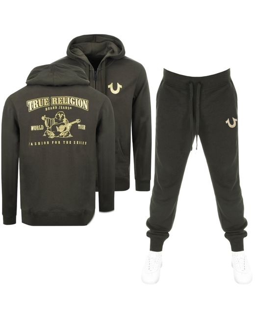 Double Puff Tracksuit Green for Men 