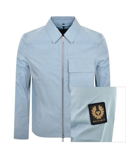 Belstaff Blue Runner Overshirt for men