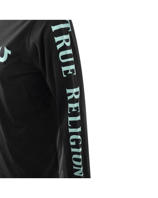 Long Sleeved T Shirt in Black for Men 