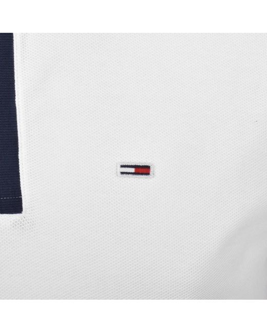 Tommy Hilfiger Denim Polo Shirt in White for Men | Lyst