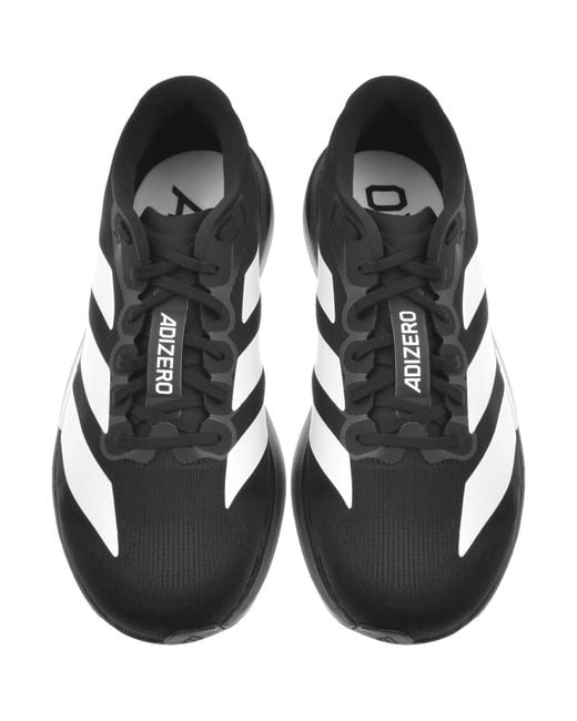Adidas Black Adizero Evo Trainers for men