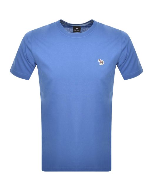 Paul Smith Blue Regular Fit T Shirt for men