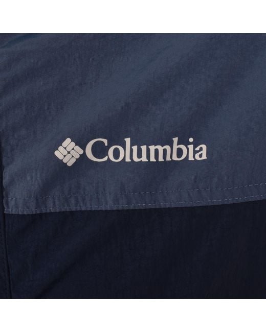 Columbia Blue Windbreaker Jacket for men