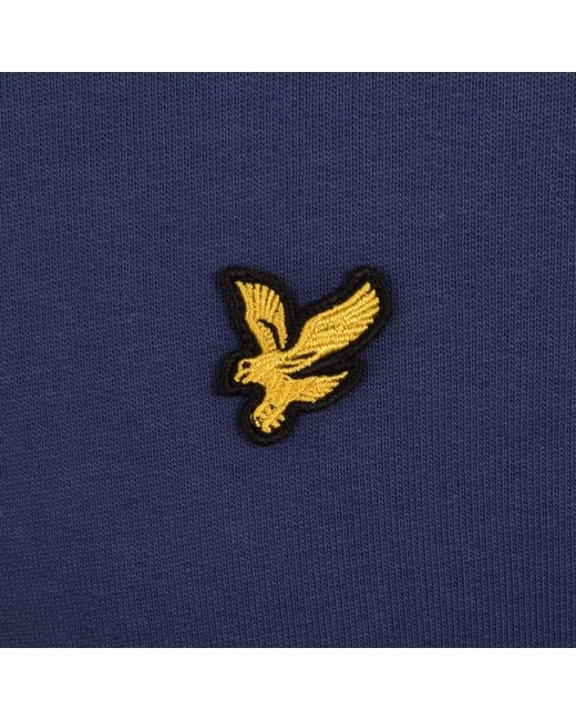 Lyle & Scott Blue Pullover Hoodie for men