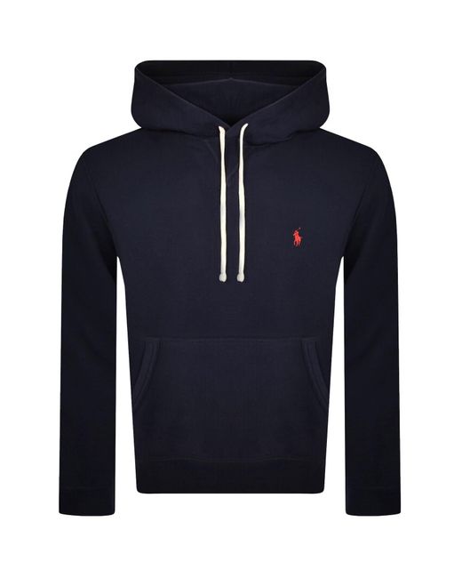 Ralph Lauren Blue Pullover Hoodie for men