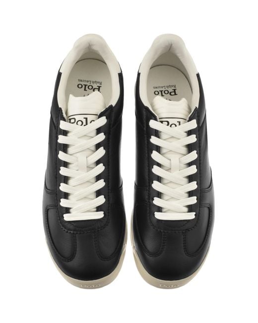 Ralph Lauren Black Varick Trainers for men
