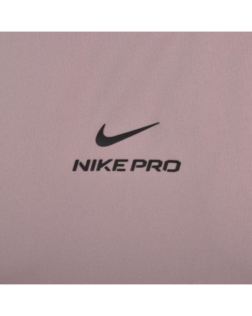 Nike Purple Pro Dri Fit Logo Vest Light for men