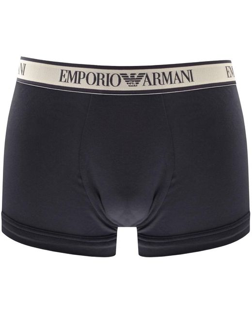 Armani Red Emporio Underwear 3 Pack Trunks for men
