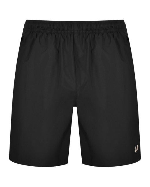 Fred Perry Black Shell Shorts for men