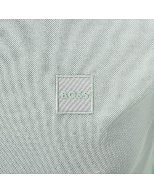 Boss Blue Boss Long Sleeve Passerby Polo T Shirt for men