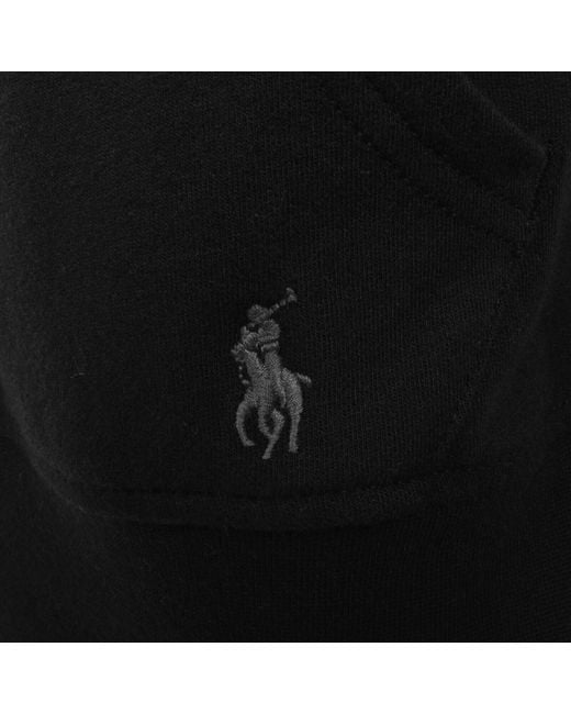 Ralph Lauren Black Full Zip Hoodie Polo for men