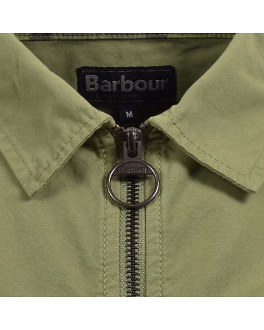 Barbour Green Glendale Overshirt Laurel for men