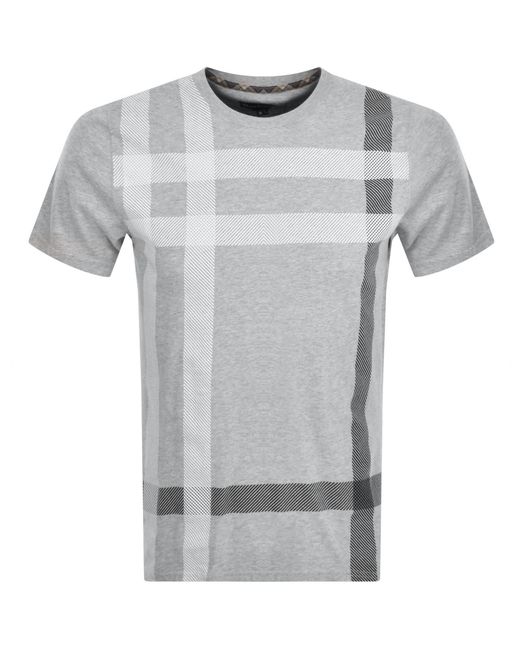 Barbour Gray Blaine T Shirt for men