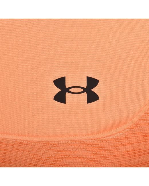 Under Armour Orange Tech Utility T Shirt for men