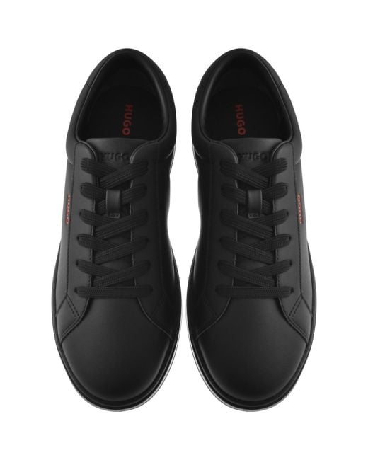 HUGO Black Neston Tennis Trainers for men