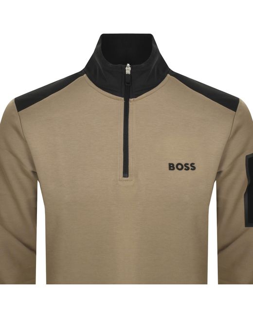 Boss Green Boss Sweat 1 Half Zip Sweatshirt for men