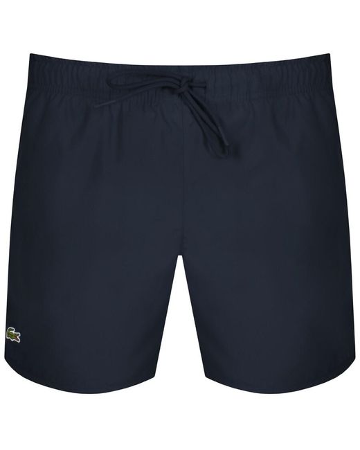 Lacoste Blue Core Essentials Swim Shorts for men