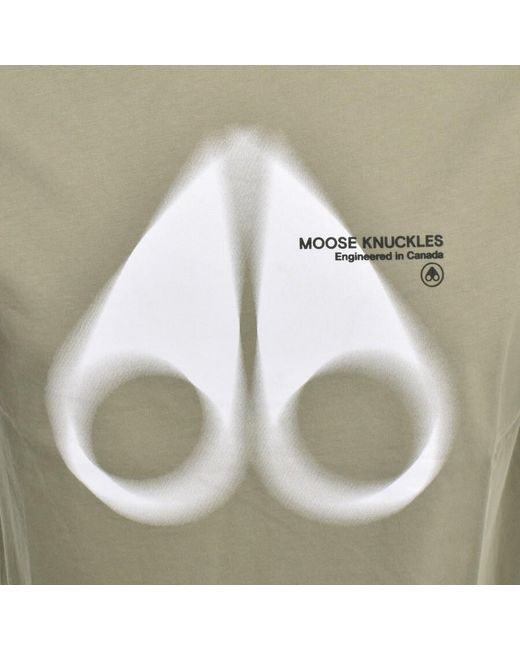 Moose Knuckles Green Maurice T Shirt for men