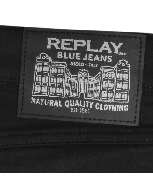 Replay Denim Anbass Power Stretch Dark 