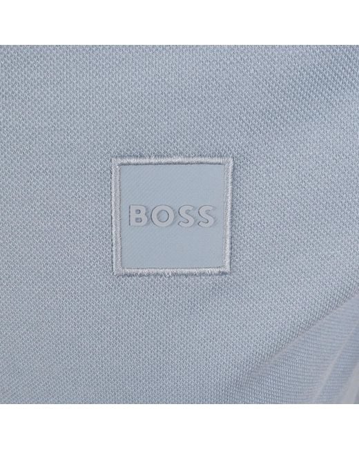 Boss Blue Boss Passertip Slim Fit Polo T Shirt for men