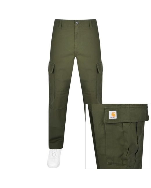 Carhartt Green Cargo Trousers for men