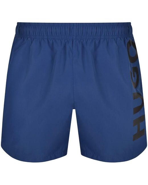 HUGO Blue Abas Swim Shorts for men