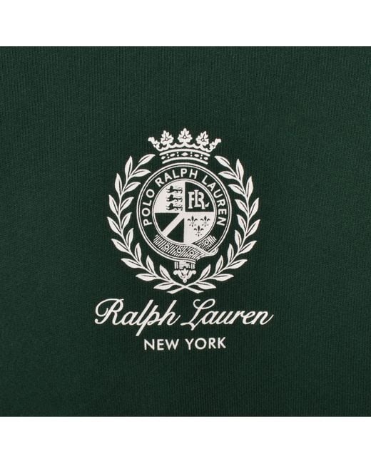 Ralph Lauren Green Logo Polo Sweatshirt for men