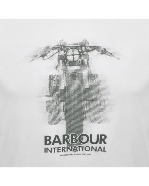 Barbour Gray Hocking T Shirt for men