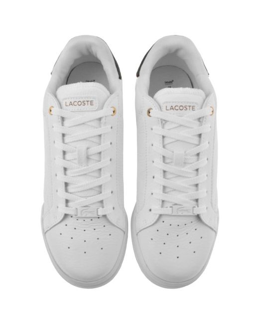 Lacoste Leather Twin Serve Trainers in 