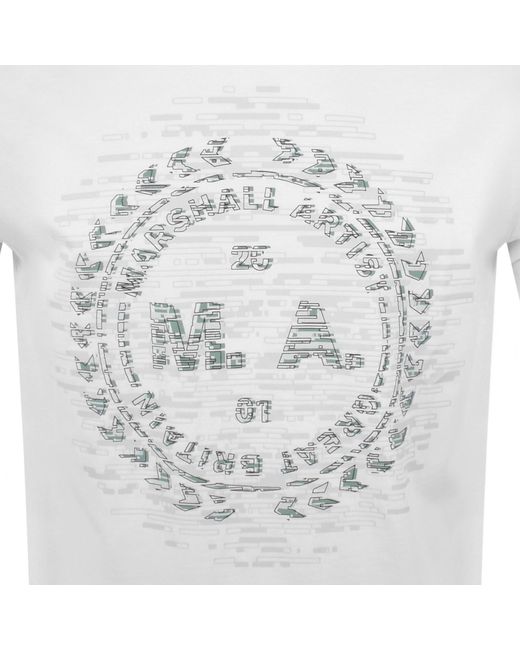 Marshall Artist White Tekk Fusion T Shirt for men