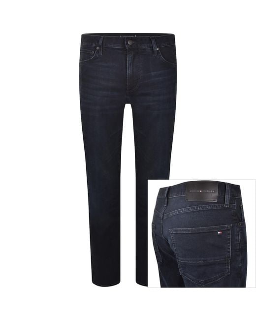 Tommy Hilfiger Blue Denton Straight Fit Jeans for men